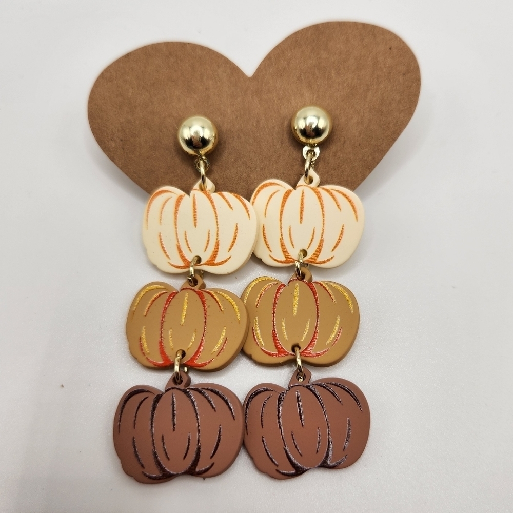 Pumpkin Drop Earrings